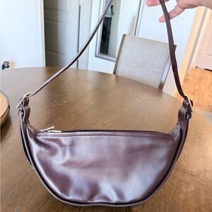 Flattered Leather Irma Shoulder Bag in Burgundy